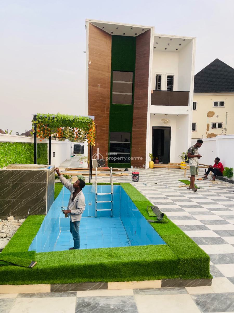 Luxury 5 Bedroom Smart Duplex with Swimming Pool and Gym Room, Heritage Estate 1st Avenue, Festac, Amuwo Odofin, Lagos, Detached Duplex for Sale