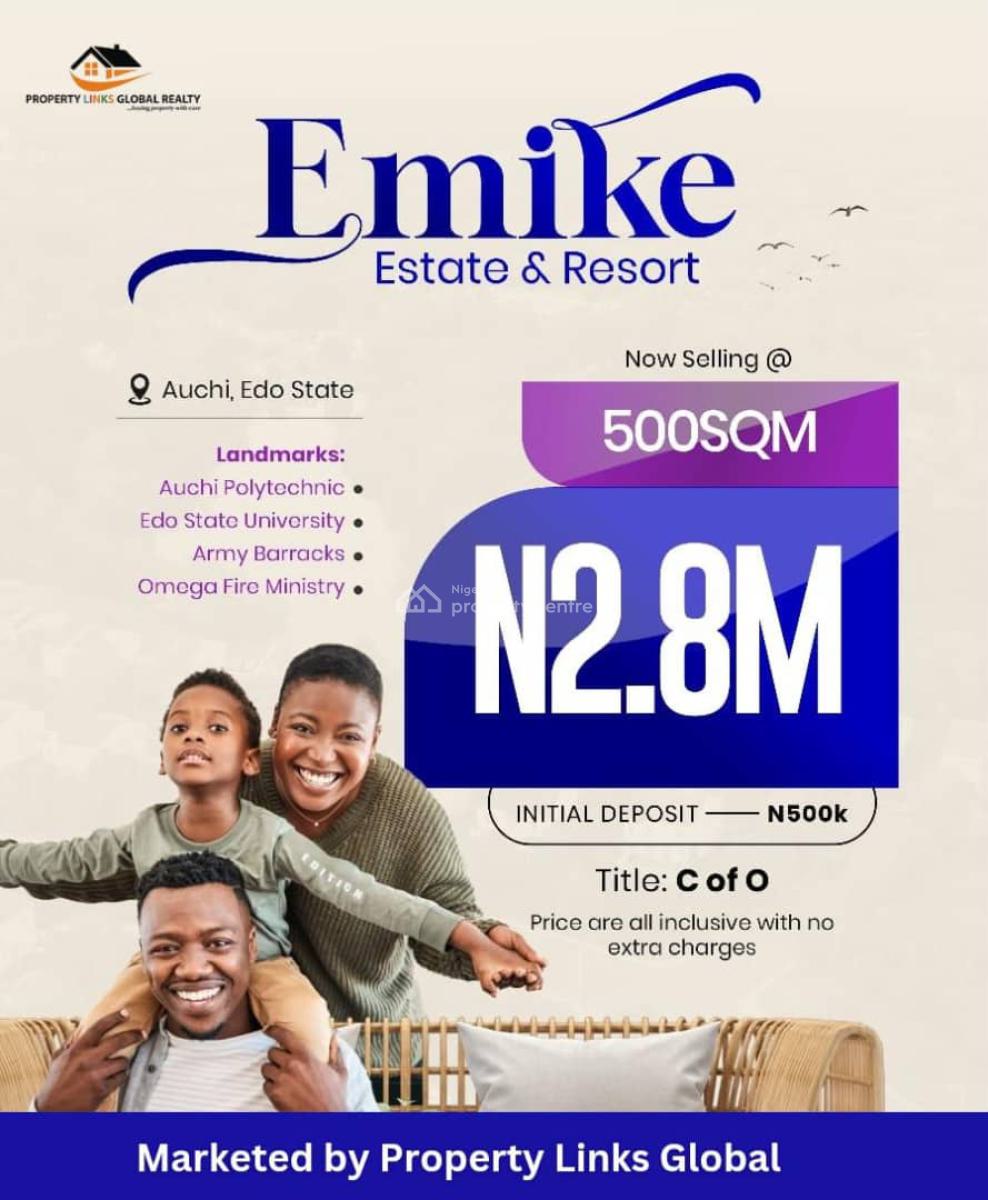 Affordable Land with Certificate of Occupancy C of O, Emike Igbara Camp, Edo State University, Auchi Polytechnic, Auchi, Etsako West, Edo, Residential Land for Sale