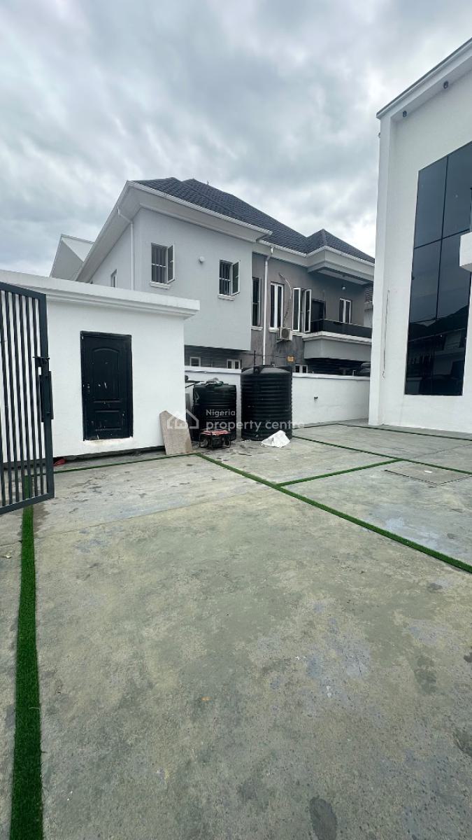 Beautifully Designed 5 Bdr Fully Detached Massive Duplex + Bq, in a Secured Estate, Osapa, Lekki, Lagos, Detached Duplex for Sale