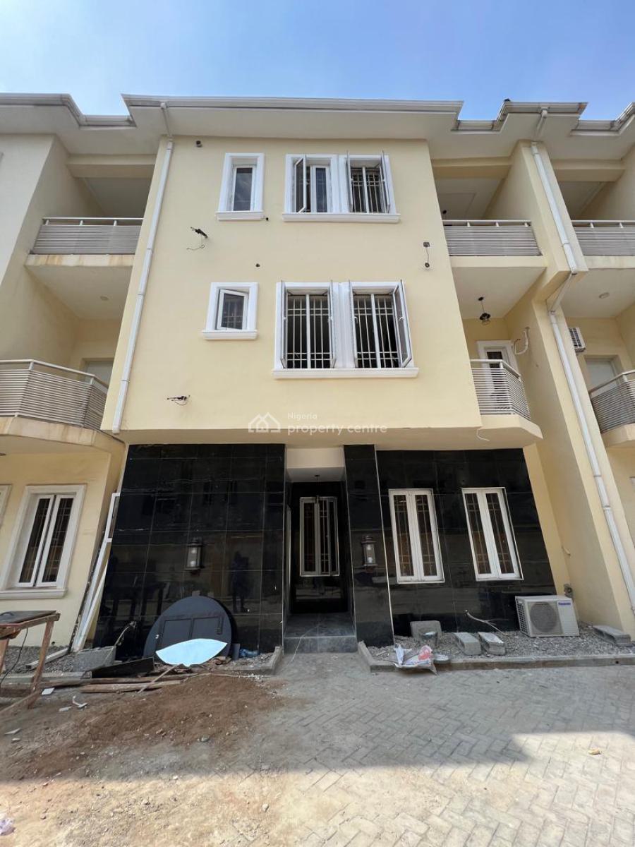 4 Bedroom Terrace with a Bq, Guzape District, Abuja, Terraced Duplex for Sale