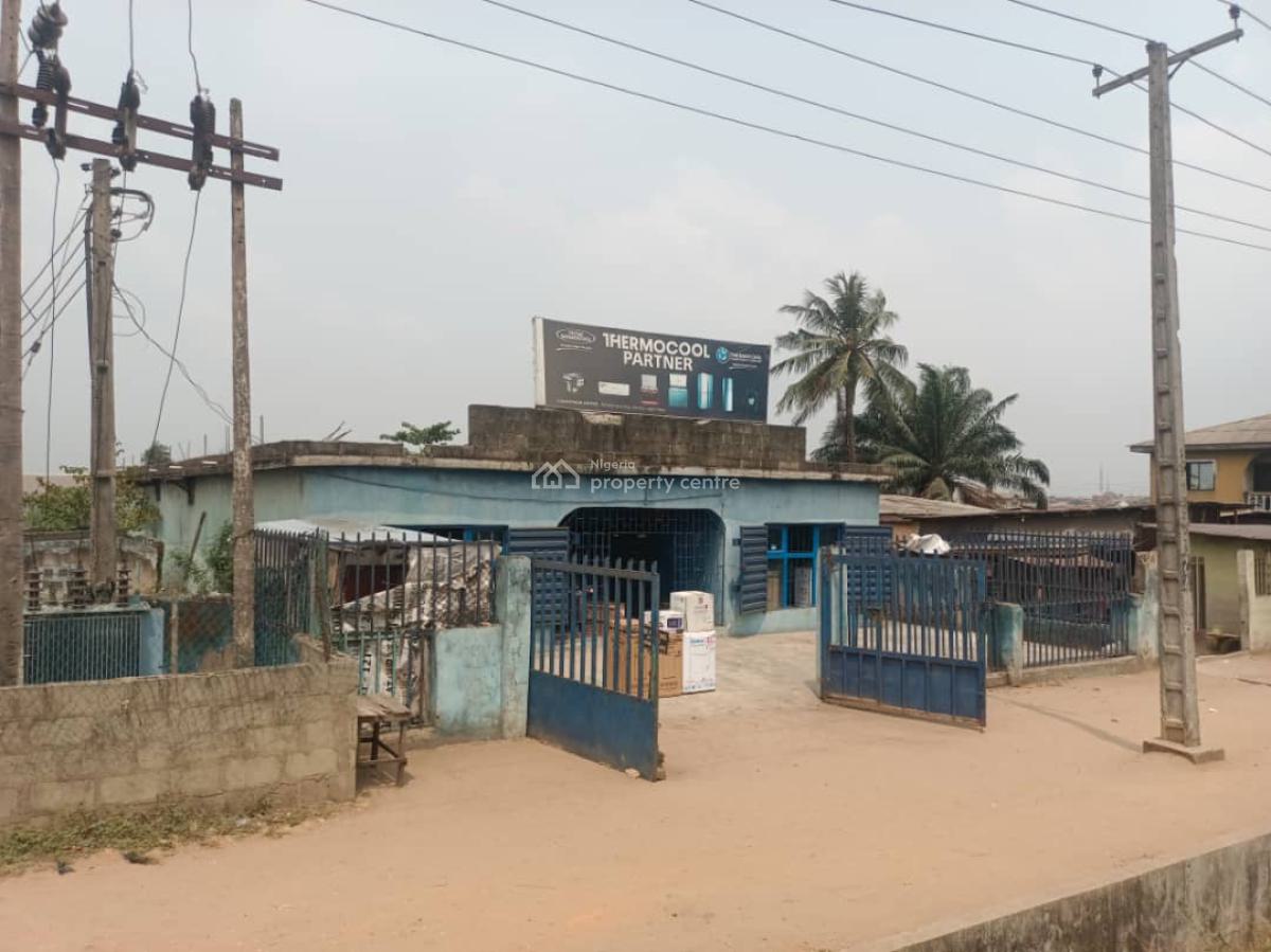 a Big Functioning Warehouse Suitable for Event Centre, Majidun Bus Stop, Ikorodu, Lagos, Warehouse for Sale