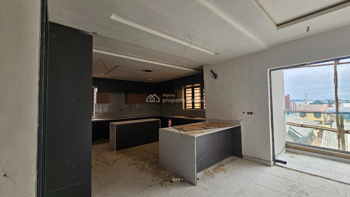 Tastefully Built 4 Bedroom Maisonnette with a Room Bq, Halcyon Court, Adeniyi Jones, Ikeja, Lagos, Terraced Duplex for Sale