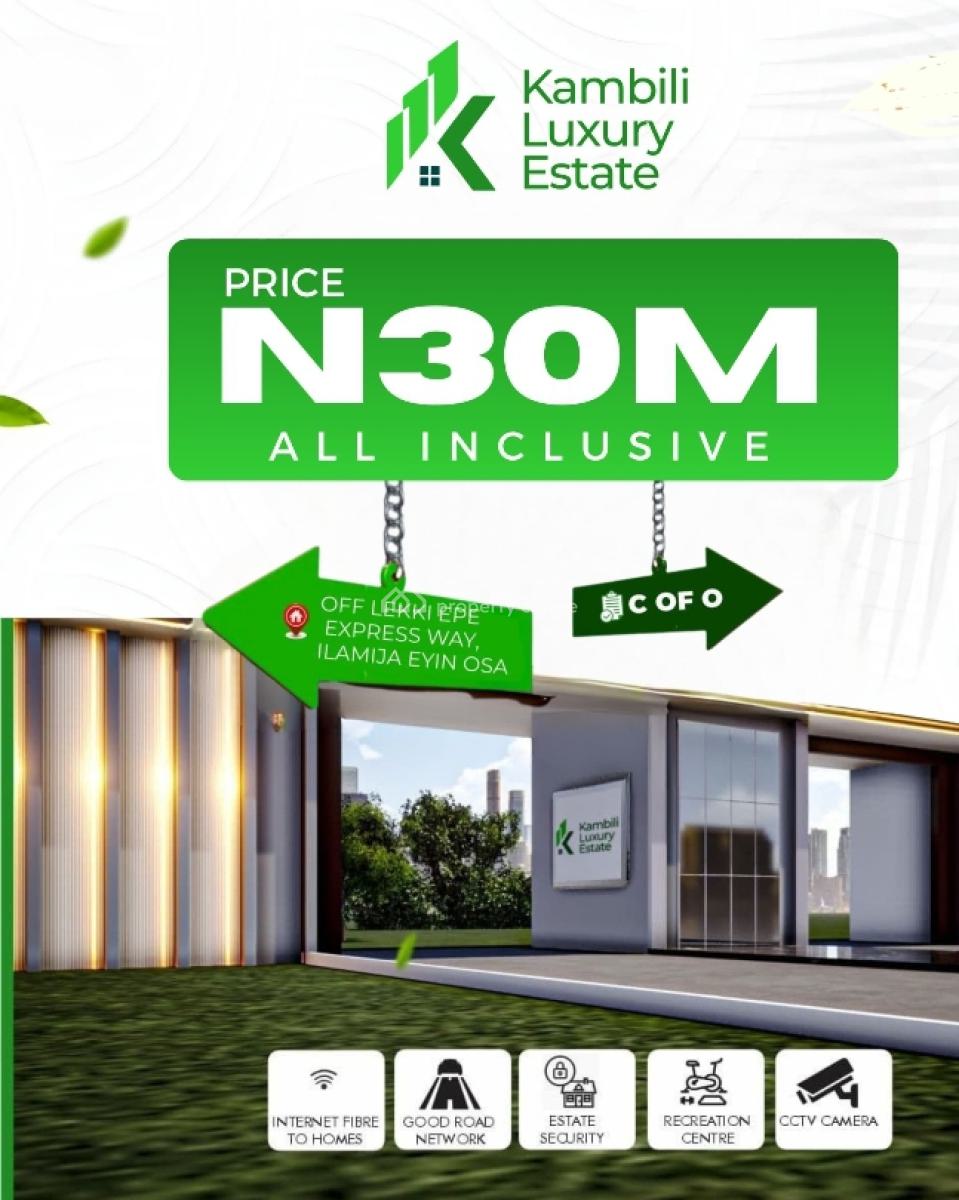 Premium Land, Eyin Osa, Ilamija, Ibeju Lekki, Lagos, Residential Land for Sale