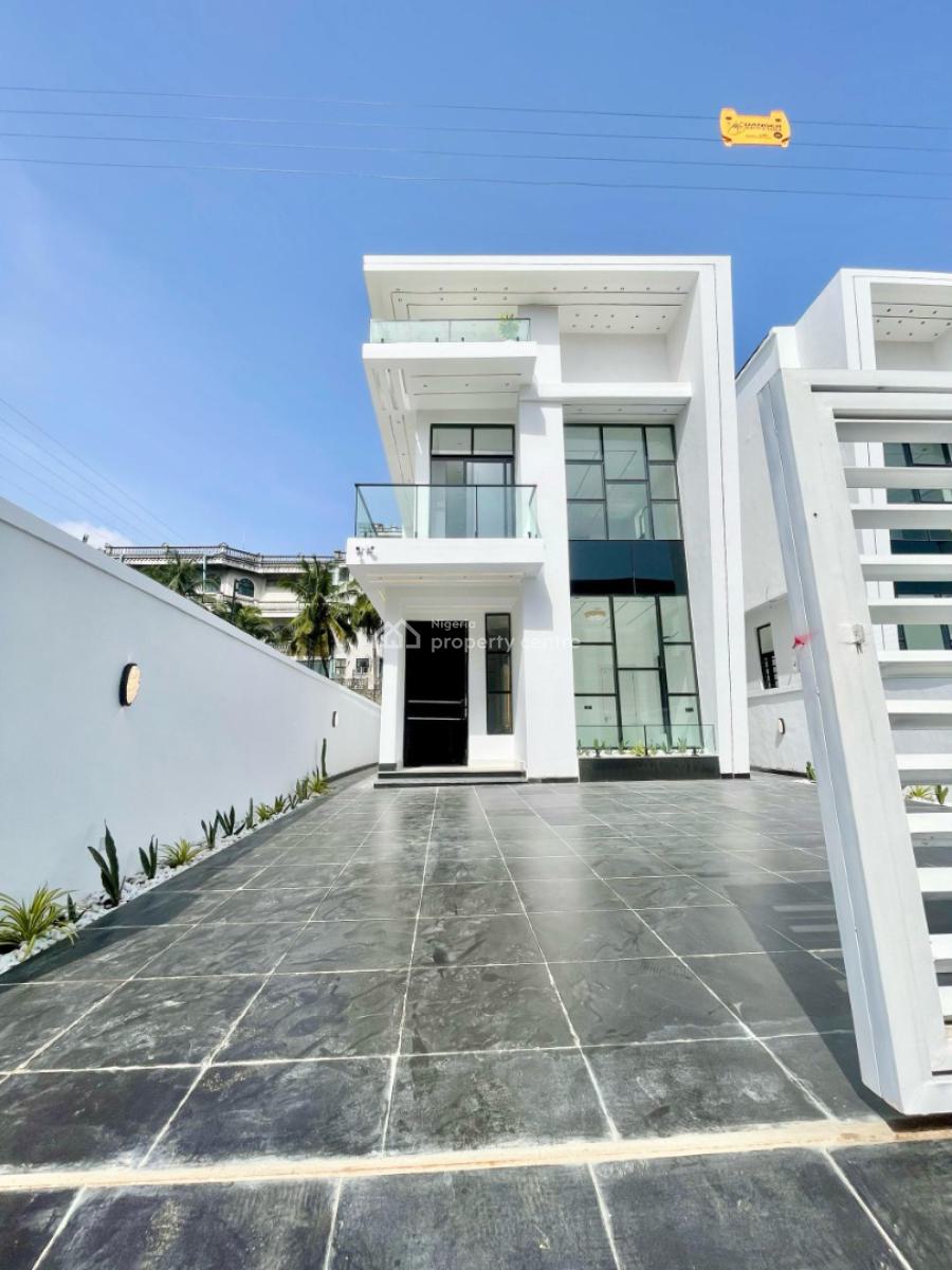 Fantastically Perched Luxury 5 Bedroom Smart Home with Swimming Pool and Bq, Chevron, Lekki, Lagos, Detached Duplex for Sale