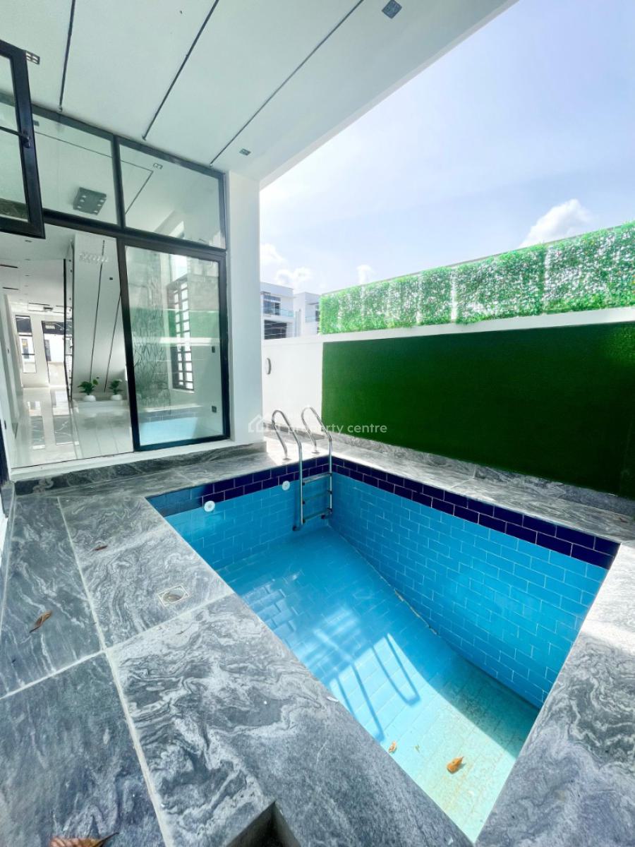 Fantastically Perched Luxury 5 Bedroom Smart Home with Swimming Pool and Bq, Chevron, Lekki, Lagos, Detached Duplex for Sale