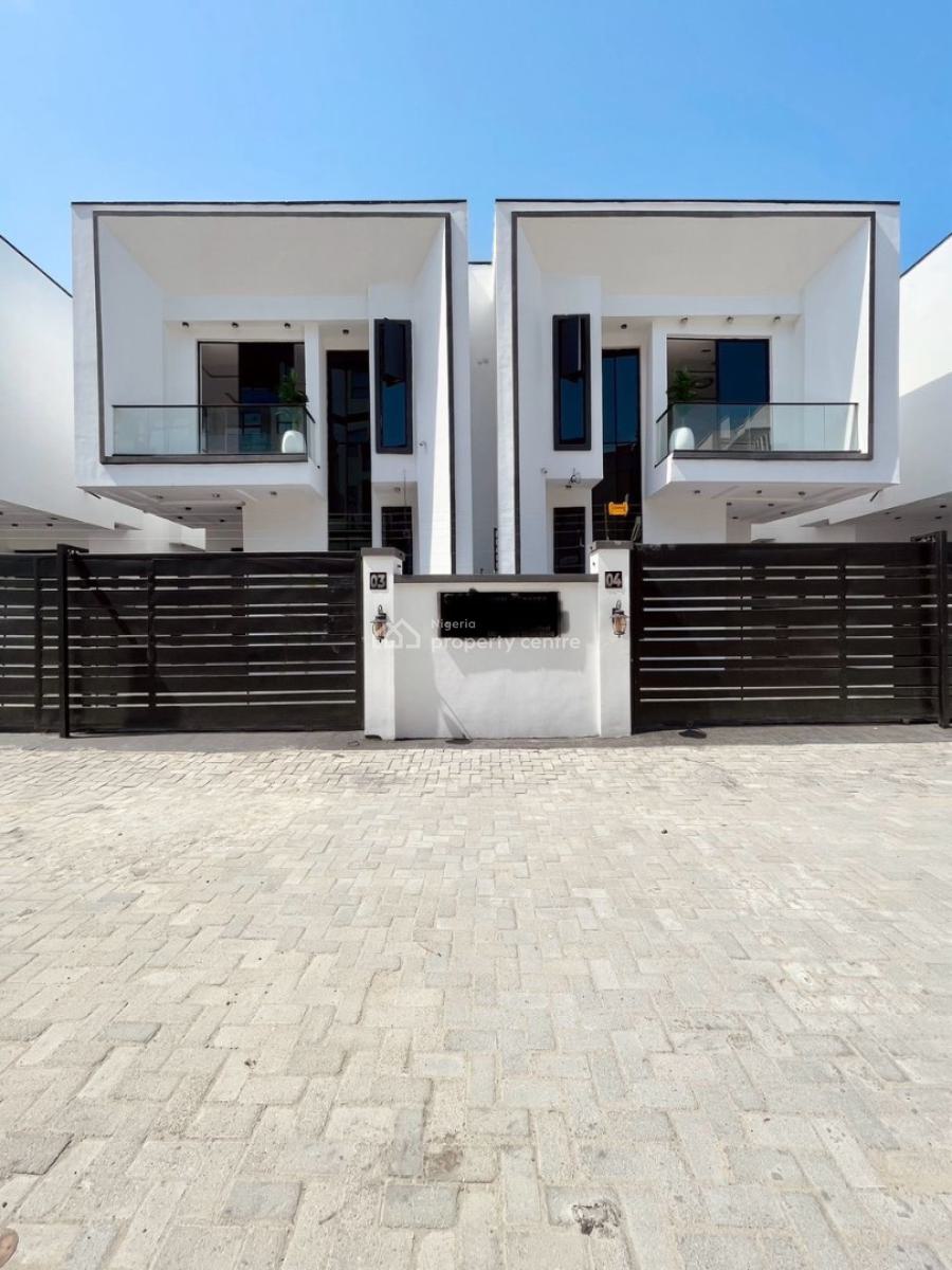 4 Bed Semi-detached Duplex with Bq, Ikate, Lekki, Lagos, Semi-detached Duplex for Sale