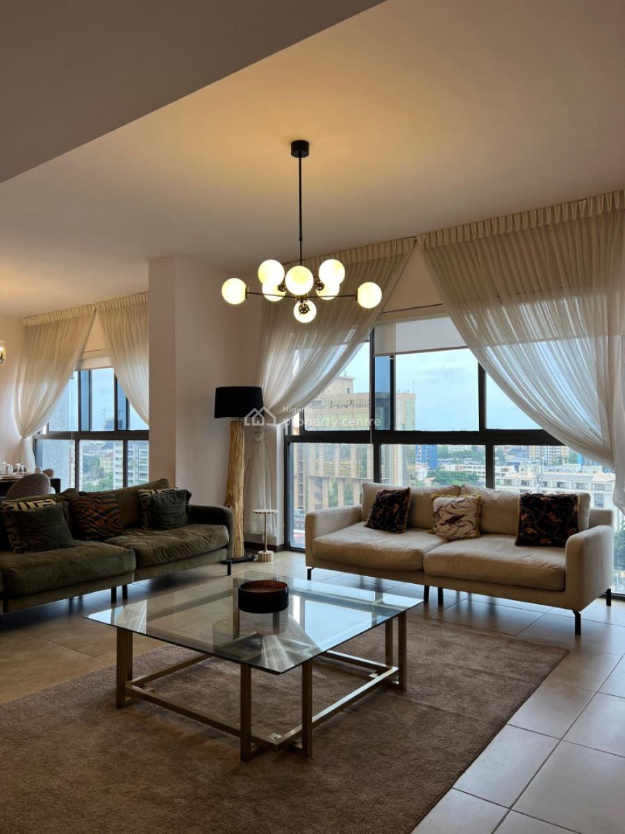 Topnotch Furnished Highrise Flat, Off Adeola Odeku Way, Victoria Island (vi), Lagos, Flat / Apartment for Rent