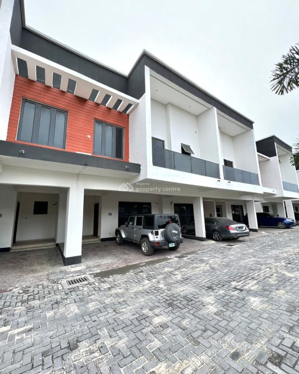 Four Bedroom Terrace Duplex with Gym and Pool, Ologolo, Lekki, Lagos, Terraced Duplex for Sale