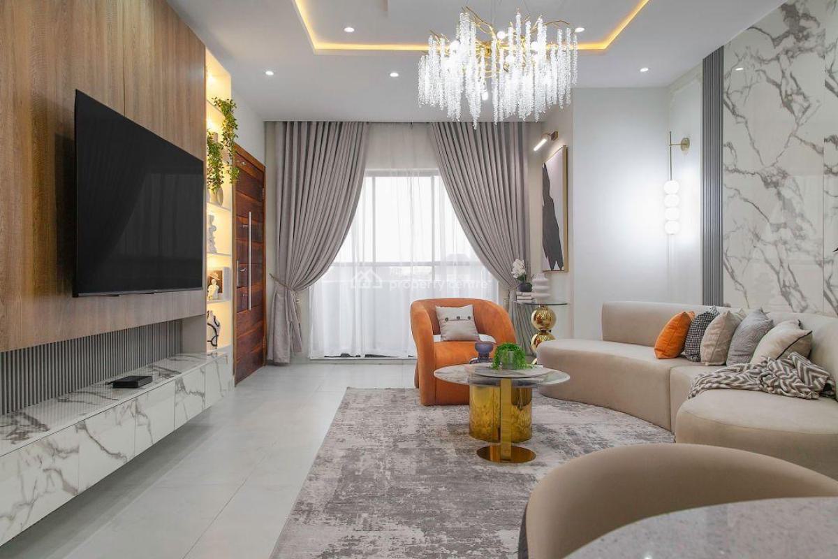 Lovely City View 2 Bedroom Apartment in a Serene Neighborhood, Atlantis Estate, Ologolo, Lekki, Lagos, Flat / Apartment Short Let