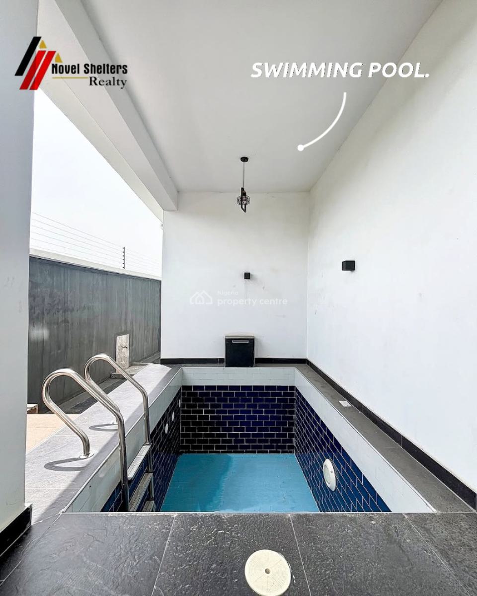 Contemporary 5 Bedroom Detached Duplex with Swimming Pool & Cinema, Chevron, Lekki, Lagos, Detached Duplex for Sale