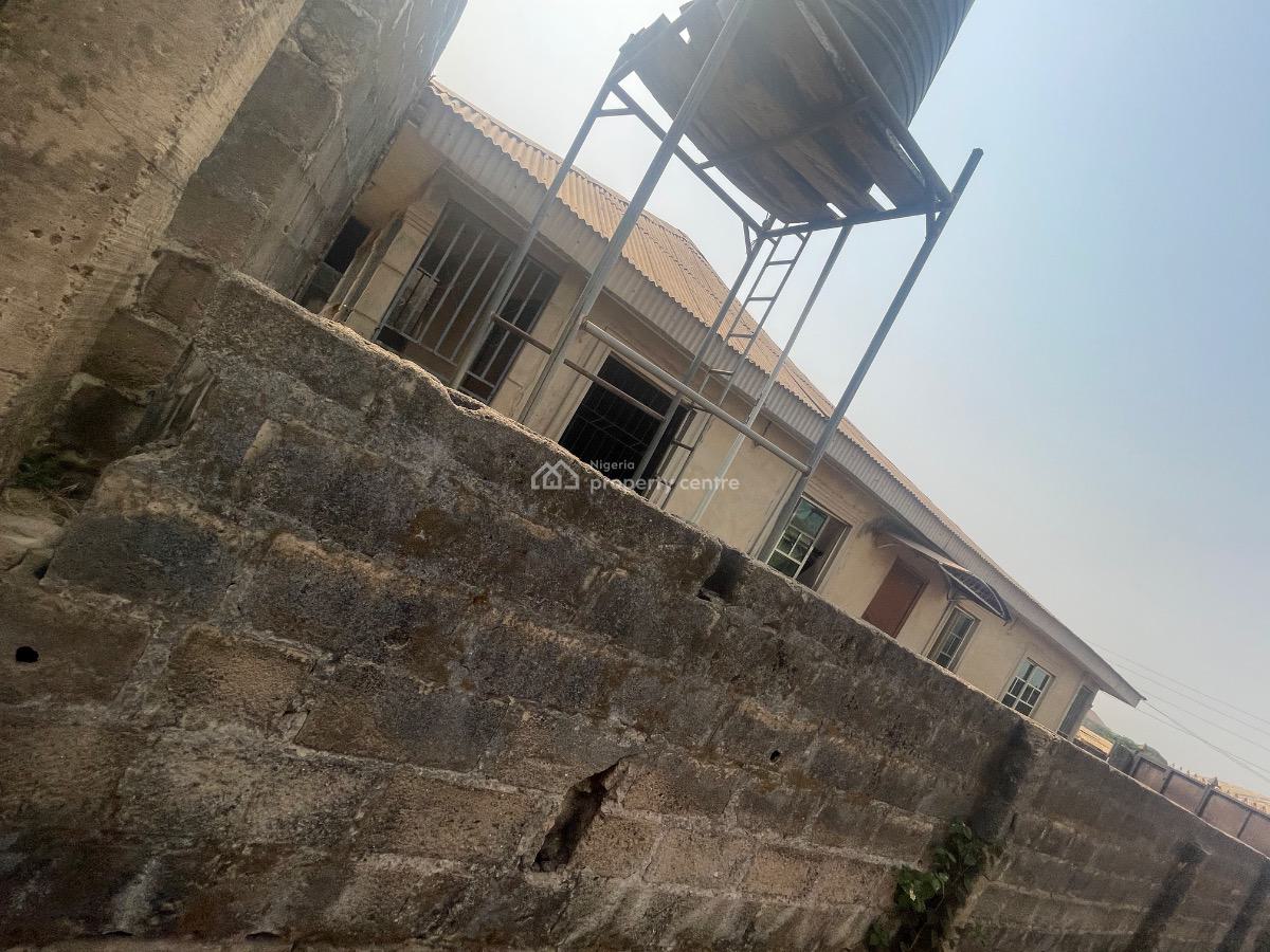 a Safe Comfort Zone Two Bedroom Bungalow, Aderoju Bus-stop, Iyana Ilogbo, Ifo, Ogun, Block of Flats for Sale