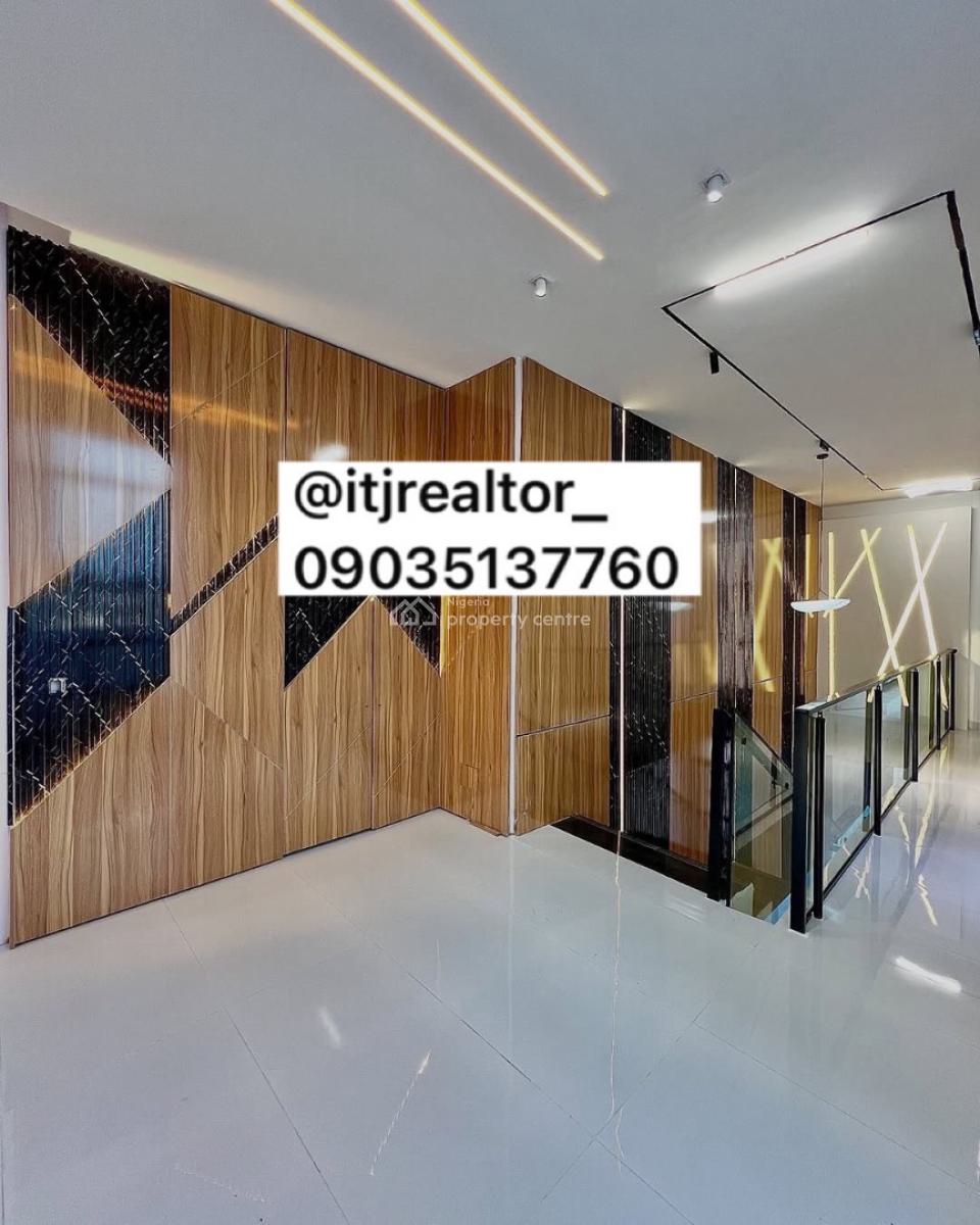Contemporary 5 Bedroom Detached Duplex with a Bq and a Swimming Pool, Chevron, Lekki, Lagos, Detached Duplex for Sale