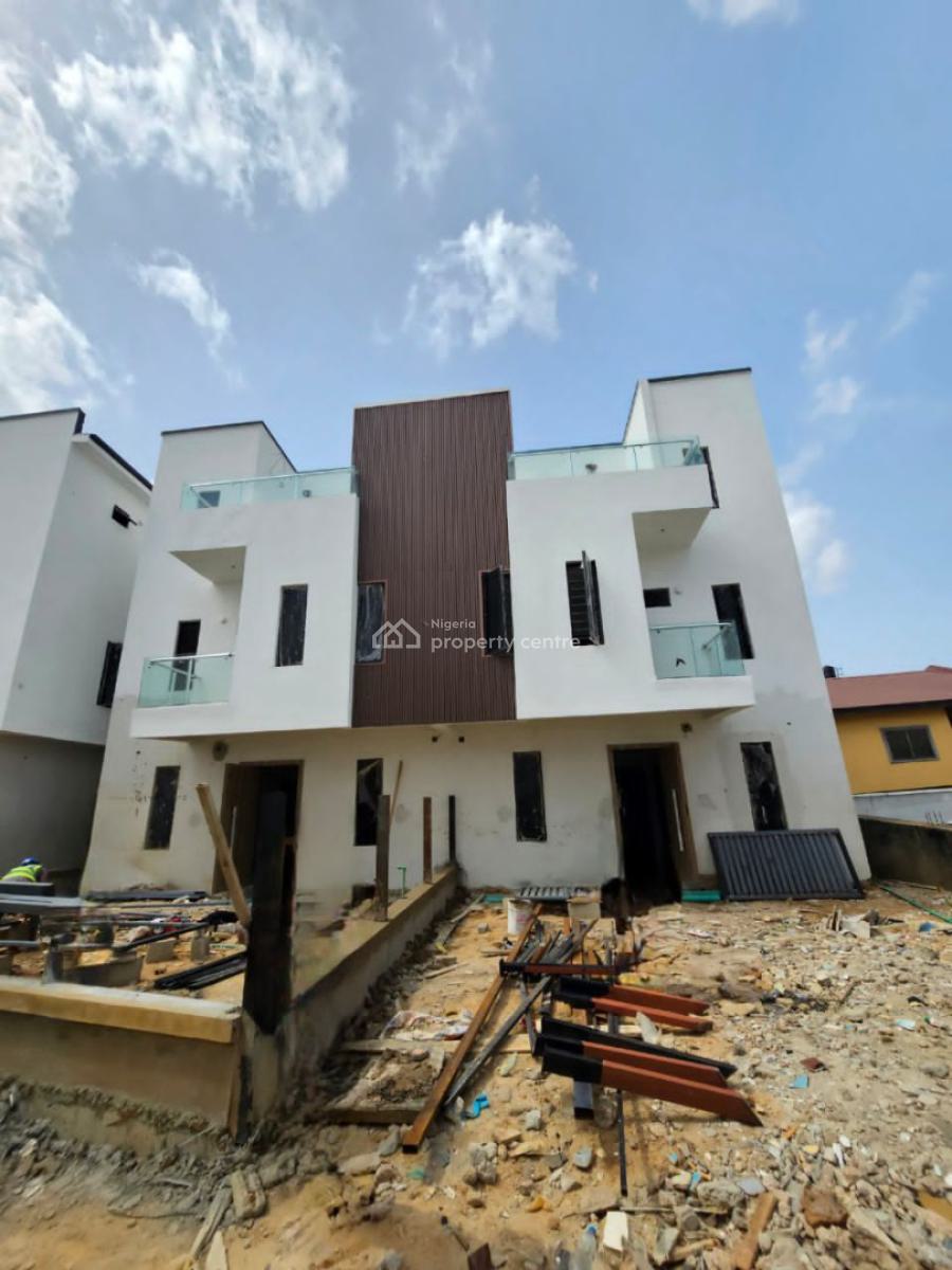 Elegant 4 Bedroom Duplex with Bq, 24/7 Power & Security, Gbagada, Lagos, Semi-detached Duplex for Sale