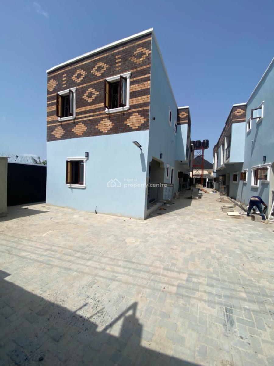 New Block of 4 Unit of 2 Bedroom Flat with Bq & 8unit Miniflat, Bogije, Ibeju Lekki, Lagos, Block of Flats for Sale
