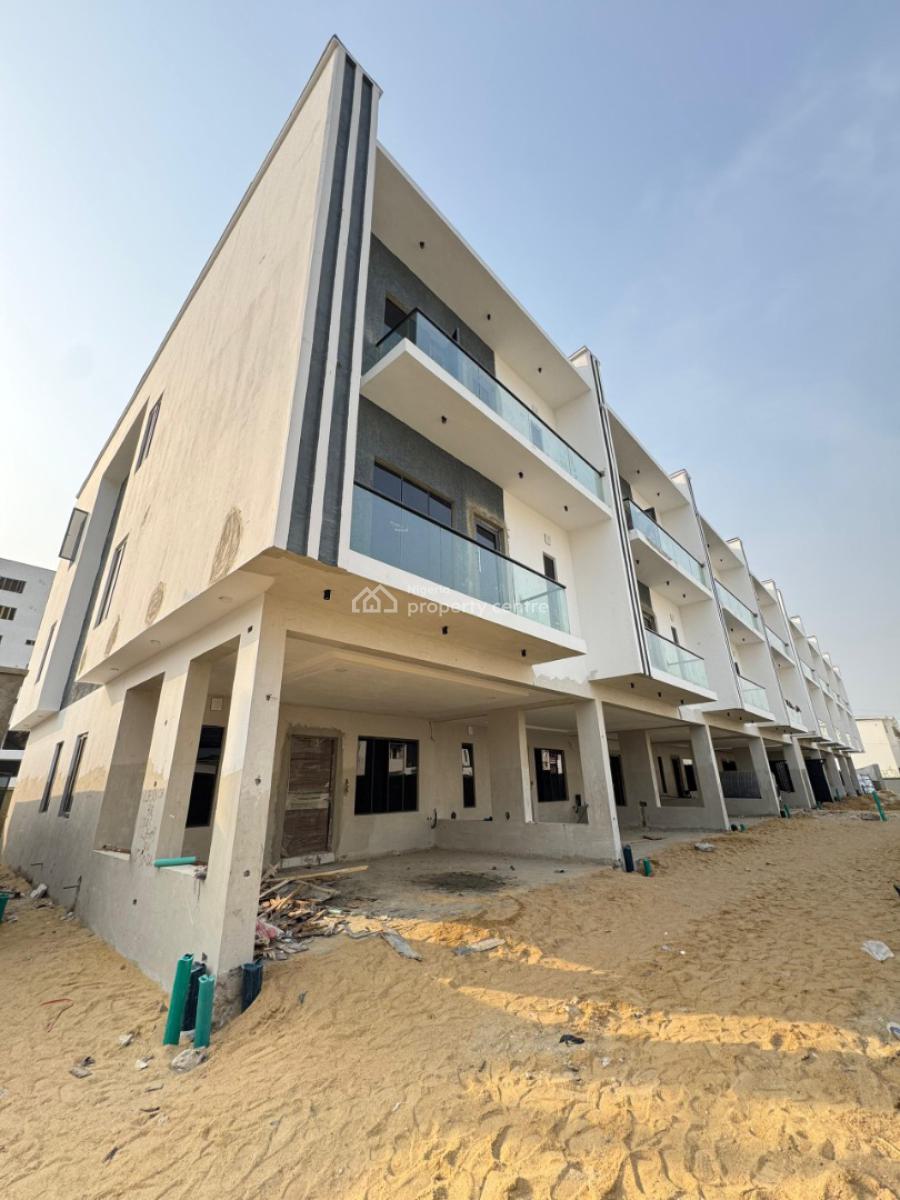 Brand New 4bedrooms Terrace Duplex with a Bq, Ikate, Lekki, Lagos, Terraced Duplex for Sale