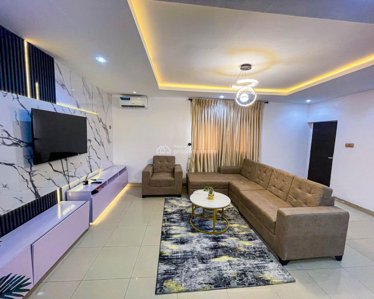 Fully Furnished Serviced 2 Bedroom Apartment with 24 Hours Power Supply, Ikota, Lekki, Lagos, Flat / Apartment for Rent