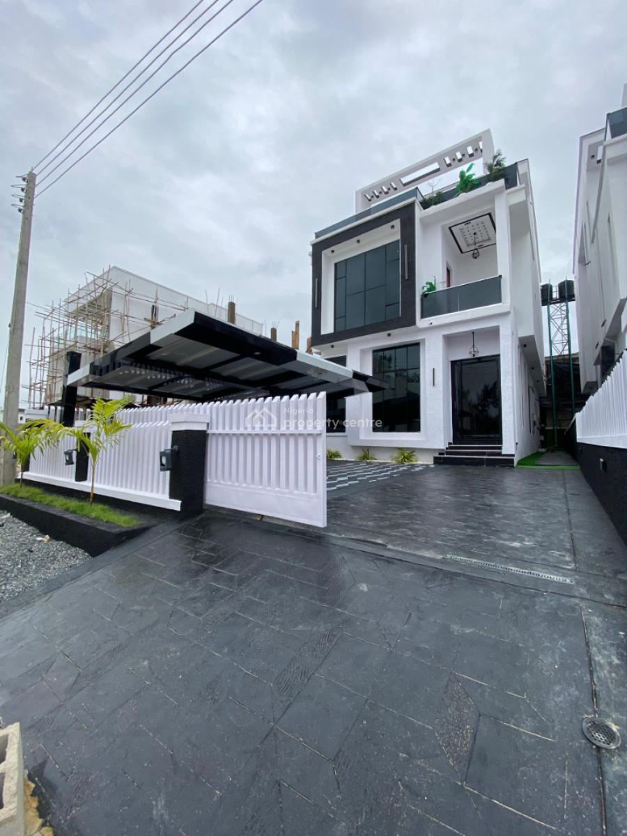 Spacious 5 Bedrooms Fully Detached Duplex with Bq, Lekki County Homes, Ikota, Lekki, Lagos, Detached Duplex for Sale