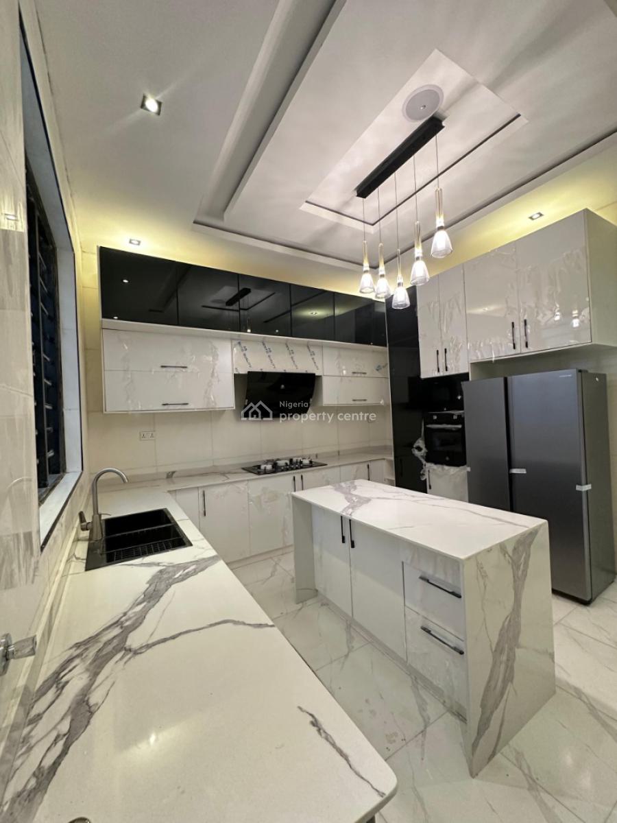 Luxuriously Architectured 5 Bedroom  Fully Detached Duplex with Bq, Chevron, Lekki, Lagos, Detached Duplex for Sale