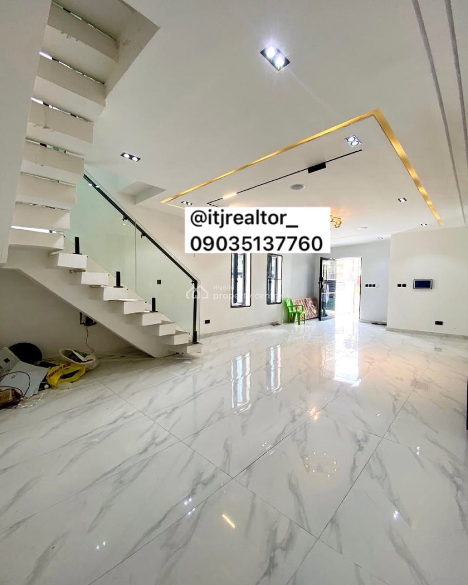 Contemporary 4 Bedroom Semi Detached Duplex with Bq, Ikate, Ikate, Lekki, Lagos, Semi-detached Duplex for Sale