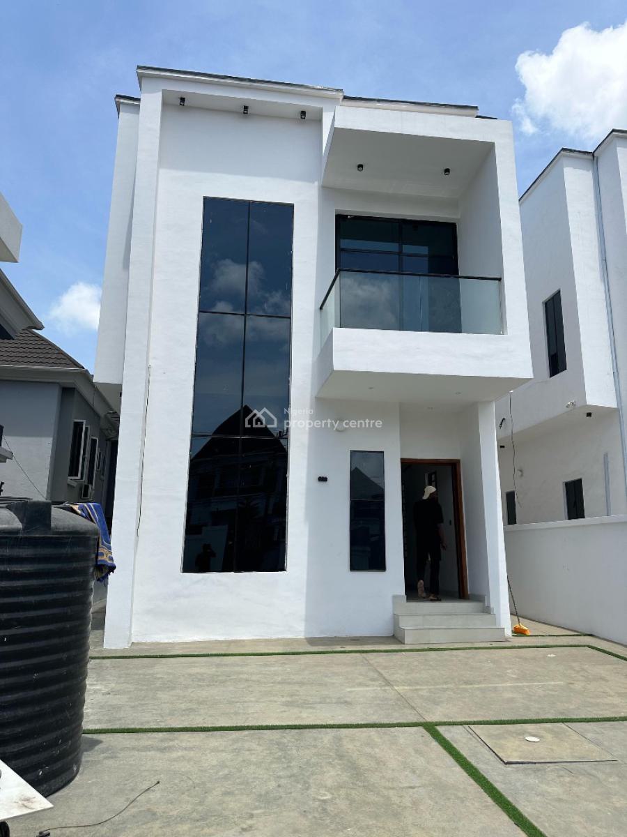 Elegantly Designed 5 Bedroom Detached Duplex with Bq in Serene Estate, Osapa, Lekki, Lagos, Detached Duplex for Sale