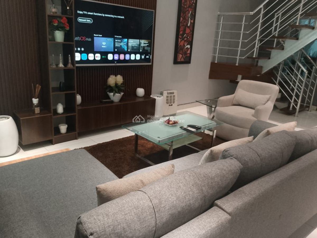 Unfurnished Luxury 2 Bedroom Maisonette Duplex with Ac, Nike Art Gallery, Opposite Freedom Way, Ikate, Lekki, Lagos, House for Rent