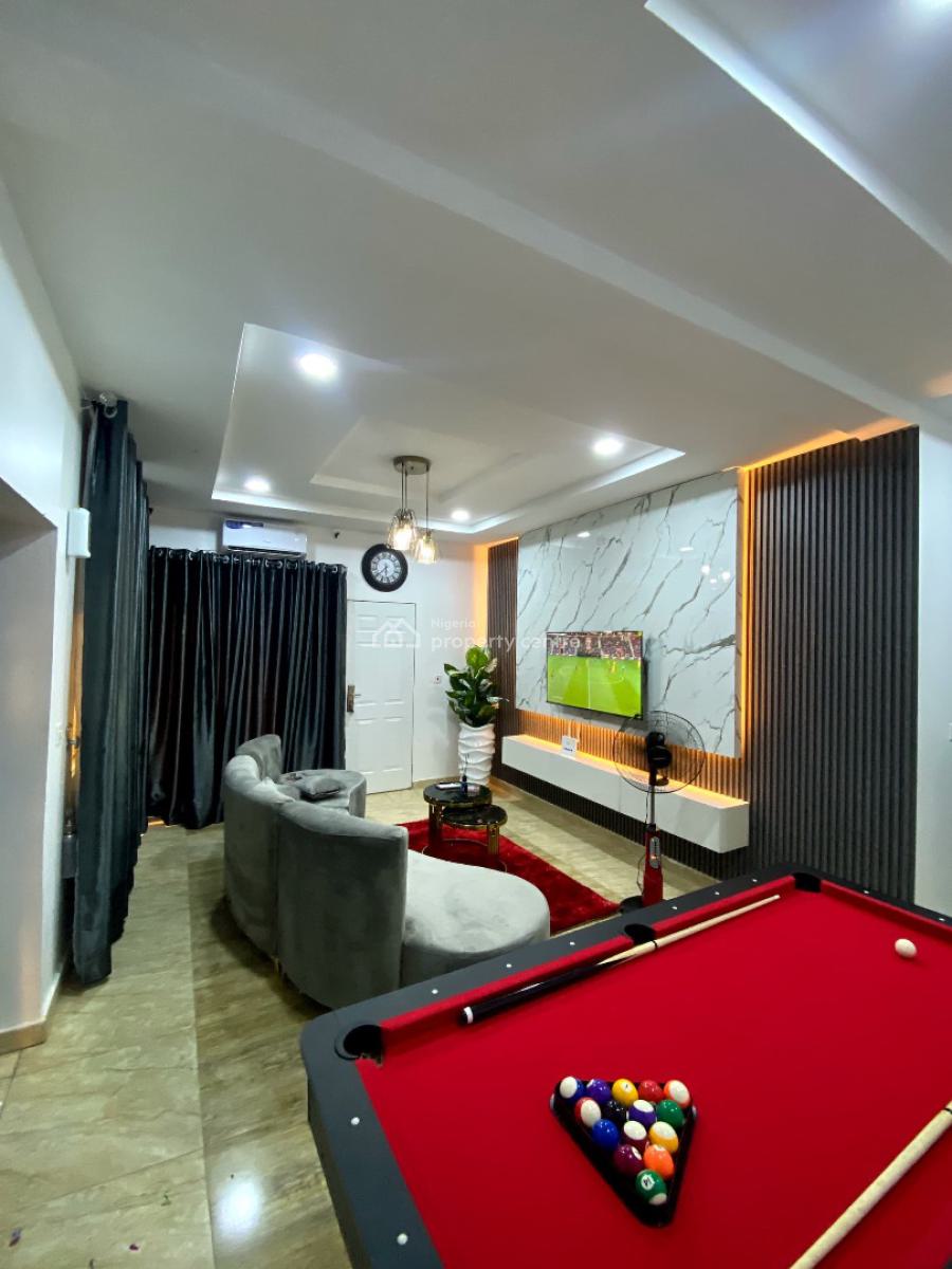 Classy 2bedrooms Wuye with Snooker, Wuye, Abuja, House Short Let