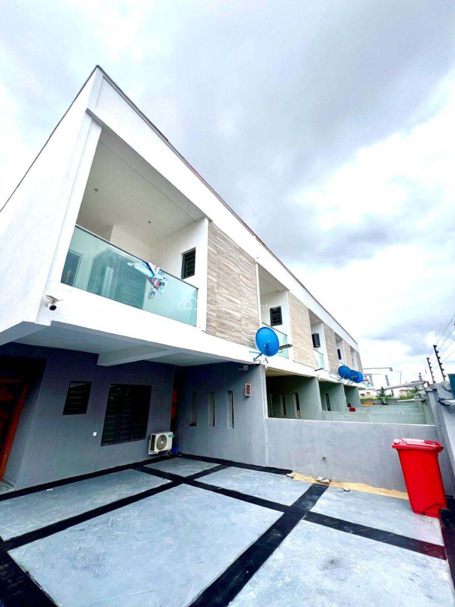 Fully Furnished Self-compound 3 Bedroom Terrace with Bq and Inverter I, Ikota Lekki, Ikota, Lekki, Lagos, Terraced Duplex for Sale