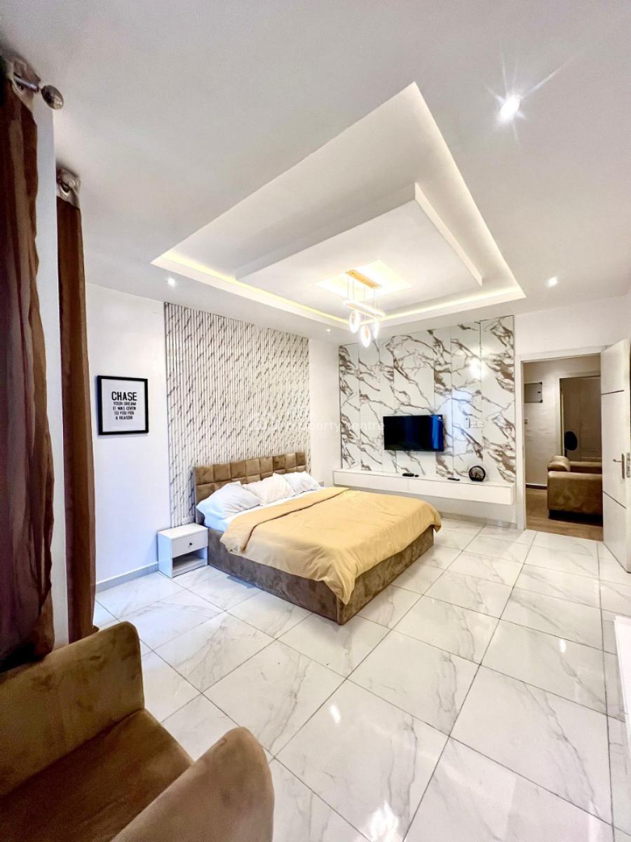 Fully Furnished Self-compound 3 Bedroom Terrace with Bq and Inverter I, Ikota Lekki, Ikota, Lekki, Lagos, Terraced Duplex for Sale