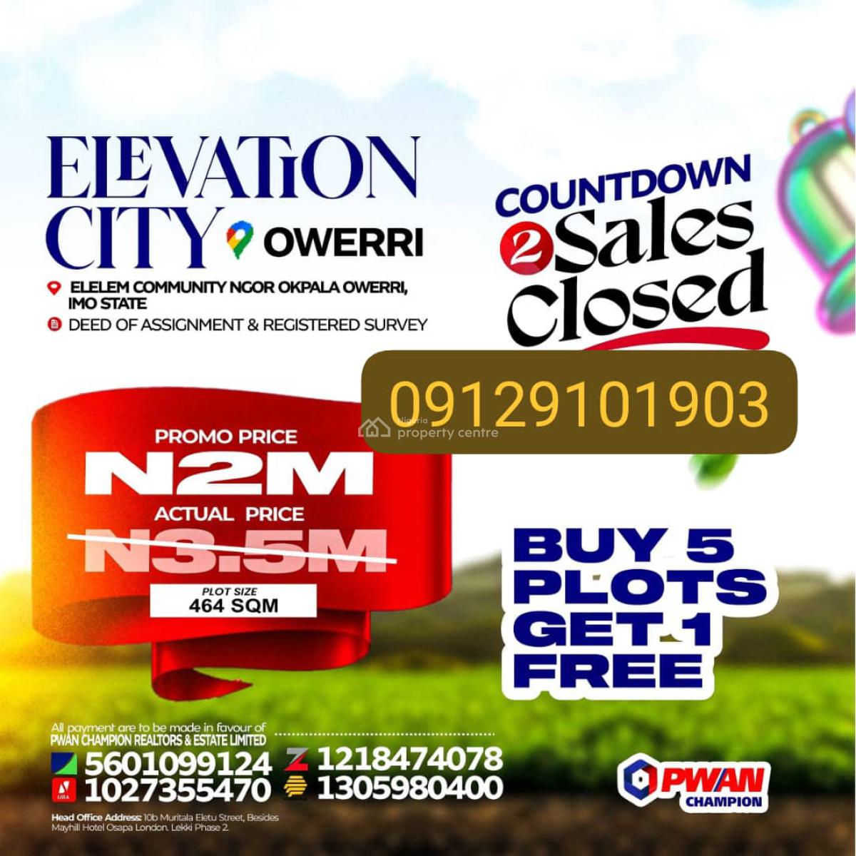 Buy 5 Plots and Get 1 Free, Ngor Okpala, Imo, Mixed-use Land for Sale