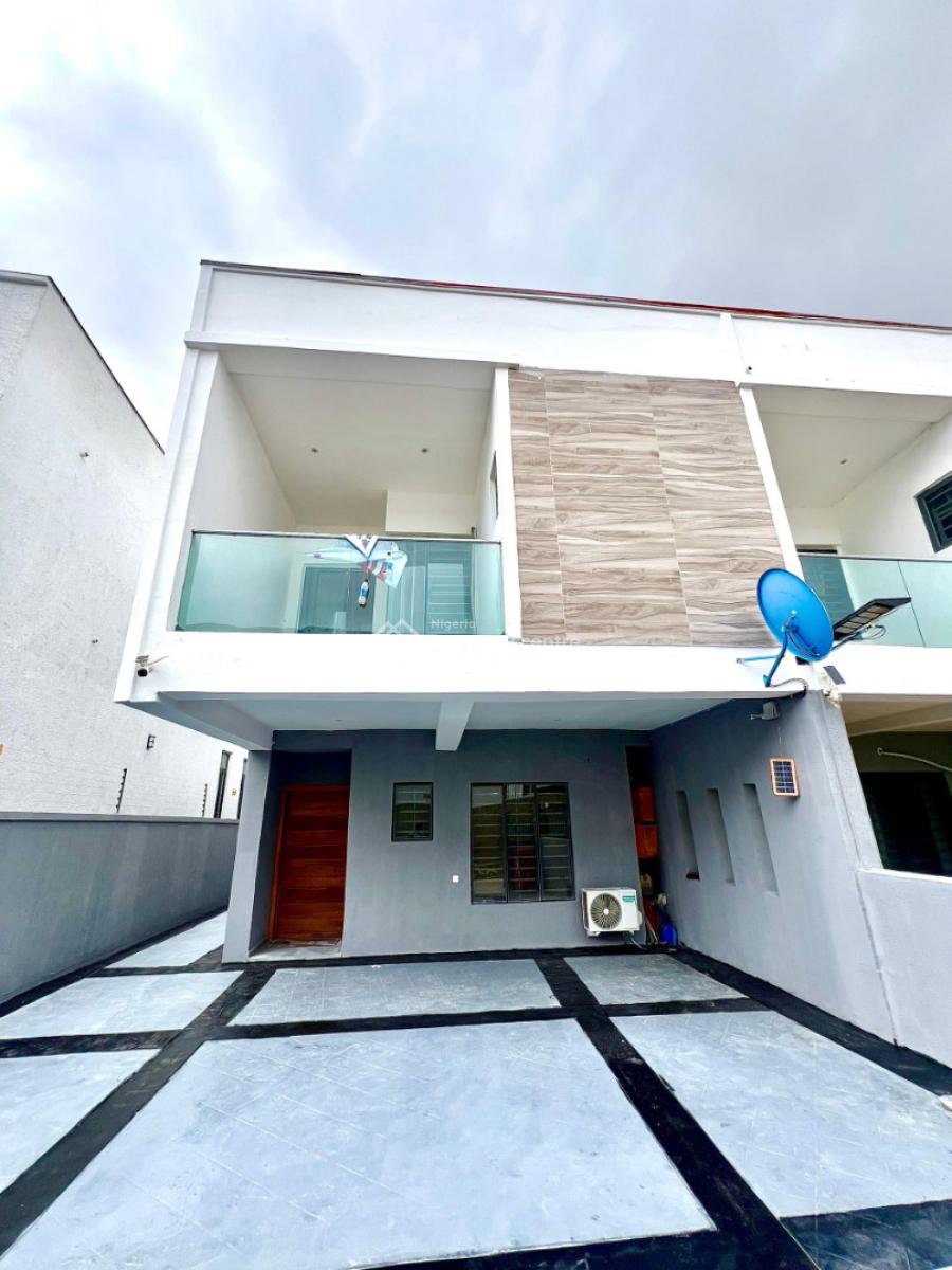 Fully Furnished Self-compound 3 Bedroom Terrace with Bq and Inverter, Ikota, Lekki, Lagos, Terraced Duplex for Sale