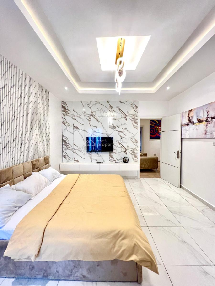 Fully Furnished Self-compound 3 Bedroom Terrace with Bq and Inverter, Ikota, Lekki, Lagos, Terraced Duplex for Sale