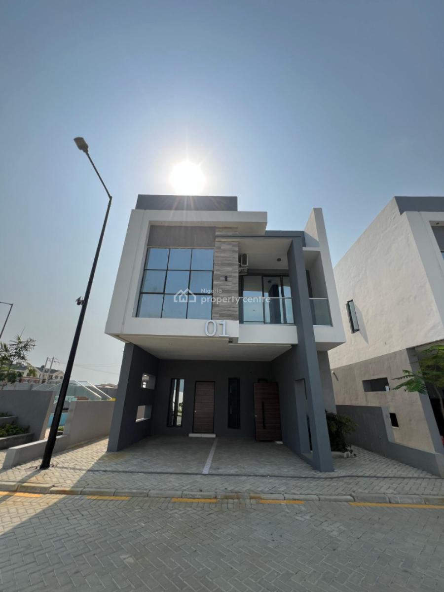 Luxury 4 Bedroom Fully Detached with Bq, Swimming Pool, Gym and Playgr, Ajah, Lagos, Detached Duplex for Sale