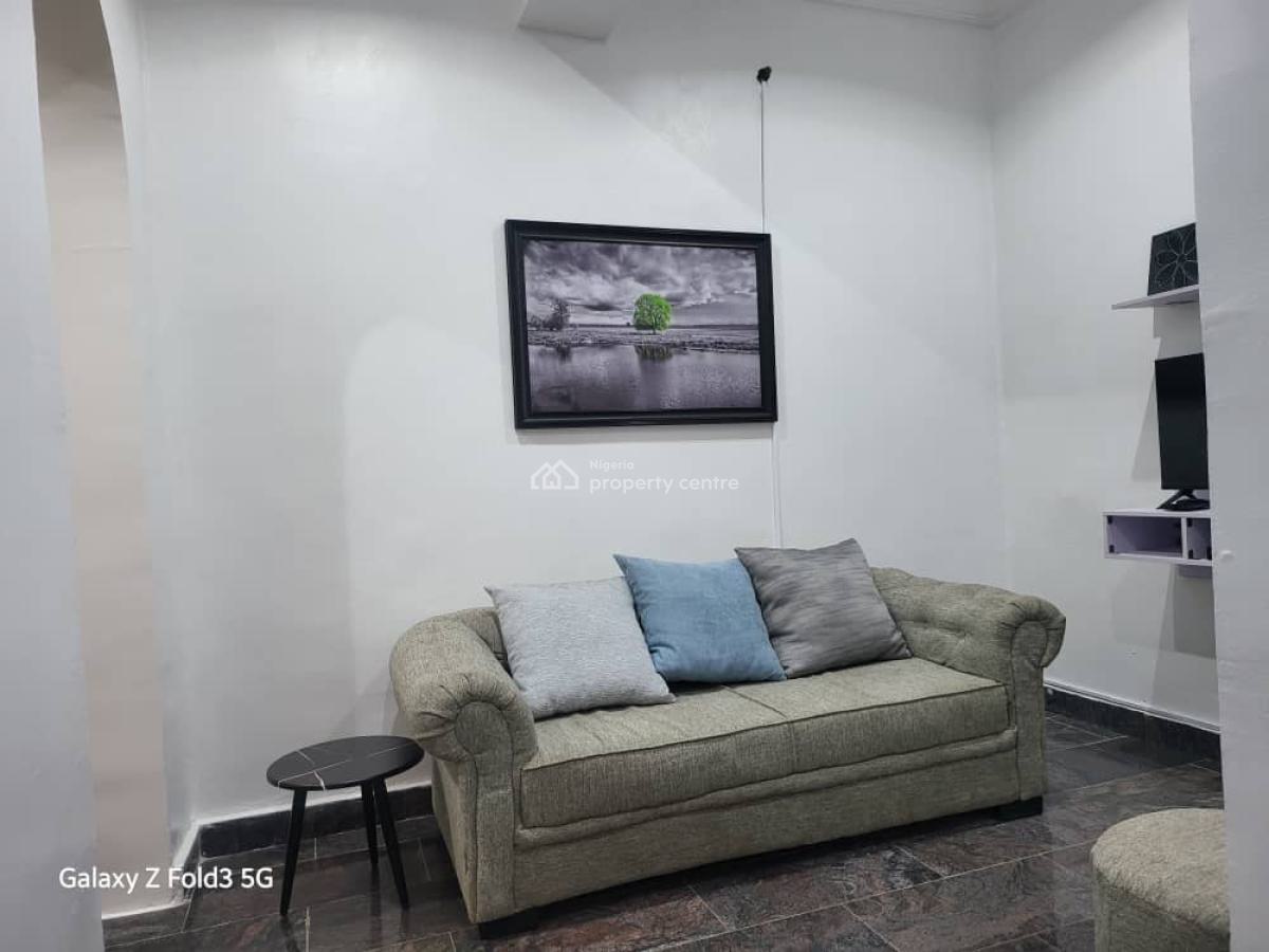 Fully Furnished 1 Bedroom Apartment with 24 Hours Power Supply, By Apo Legislative Quarter, Gudu, Abuja, Mini Flat (room and Parlour) Short Let