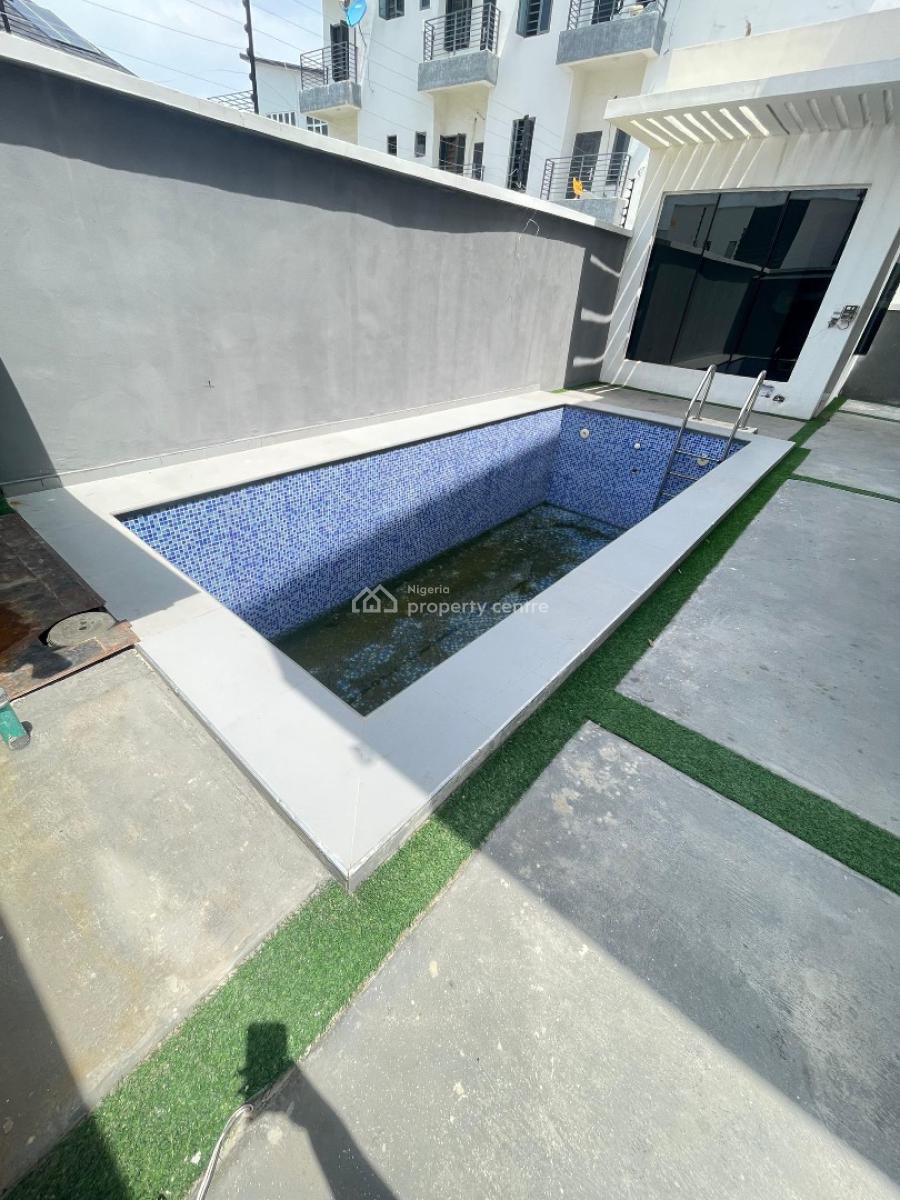 Elegantly Built 4 Bedroom Fully Detached Duplex with a Room Bq, Chevron, Lekki, Lagos, Detached Duplex for Sale