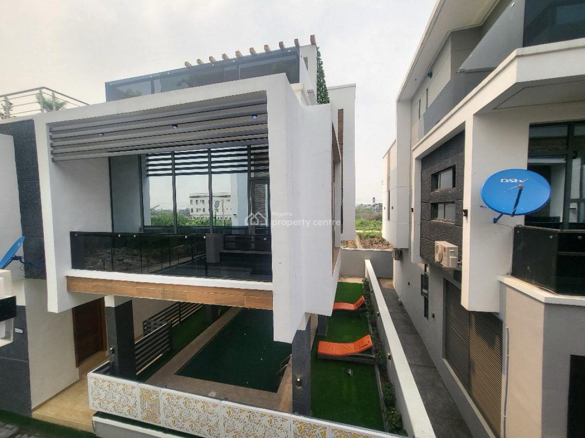 3 Bedrooms Terrace Duplex with Pool and Gym, Ogombo, Ajah, Lagos, Terraced Duplex for Rent