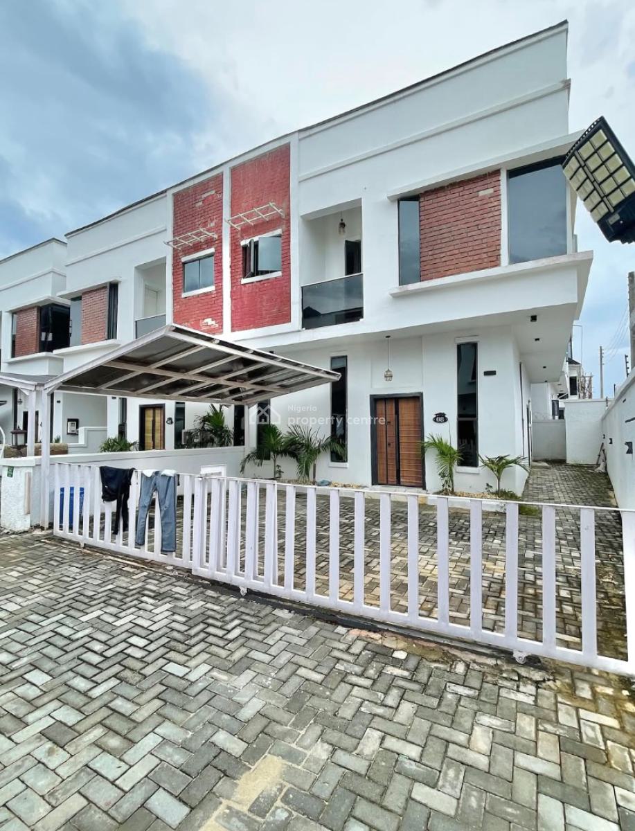 Well Built Self Serviced 4 Bedroom Terrace Duplex with Bq, Orchid Road, Lekki Expressway, Lekki, Lagos, Terraced Duplex for Rent