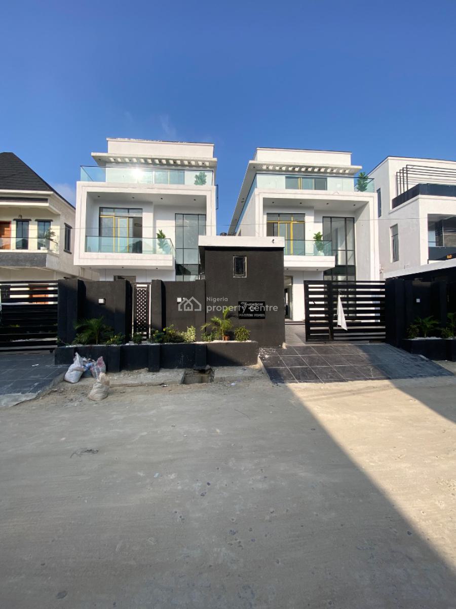 5 Bedroom Contemporary Smart Duplex, Ikota, Lekki, Lagos, Detached Duplex for Sale
