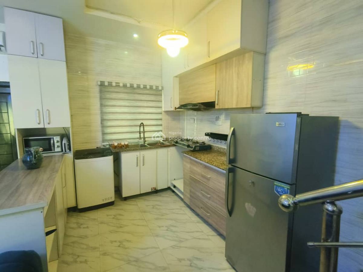 Newly Furnished Semi Detached 2 Bedroom Duplex with Excellent Facilities, Ajah, Lagos, Semi-detached Duplex Short Let