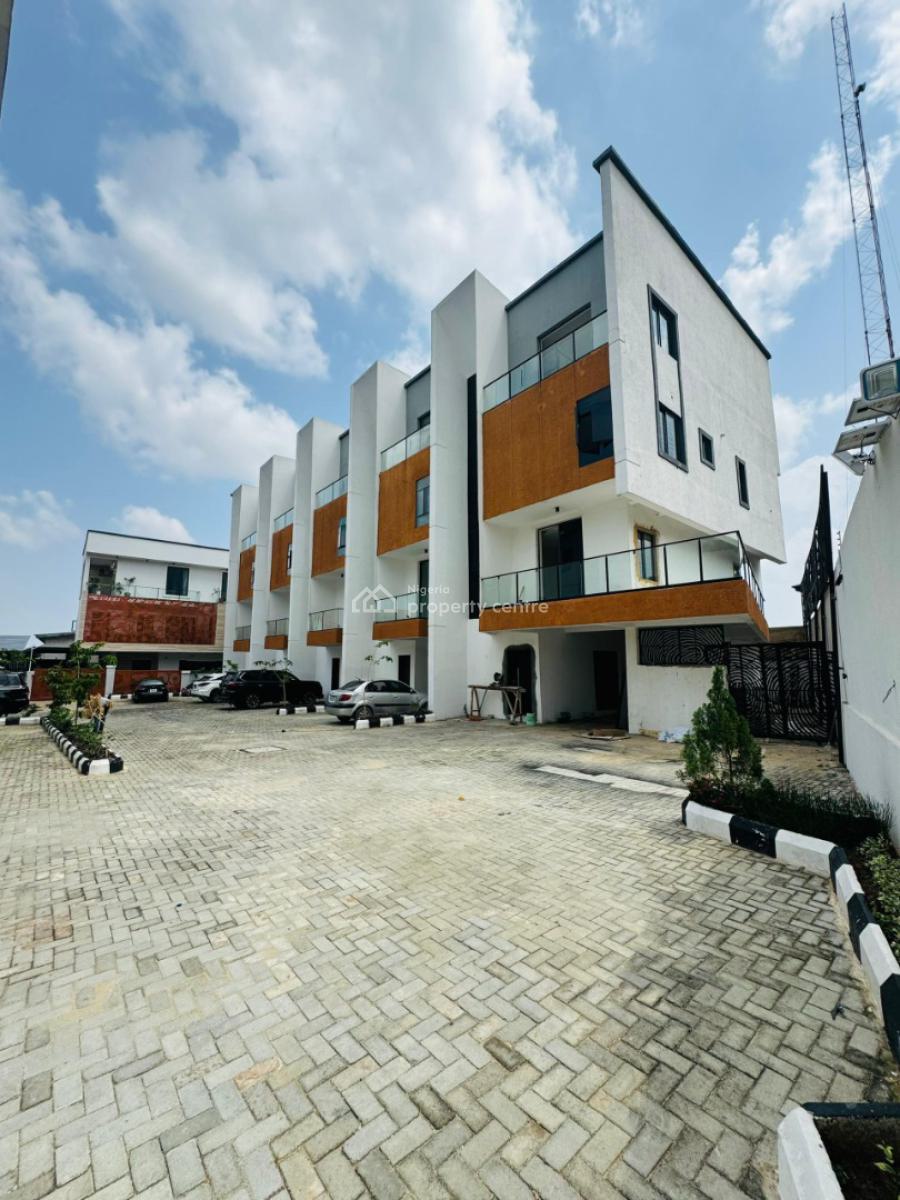 Contemporary 4 Bedroom Terrace Duplex with Bq in a Secured Environment, Maryland, Lagos, Terraced Duplex for Sale
