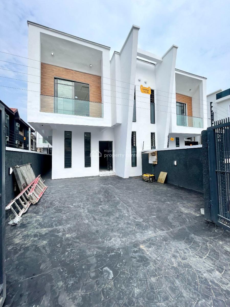 Finished 4 Bedroom Semi-detached Duplex with Bq, Agungi, Lekki, Lagos, Semi-detached Duplex for Sale