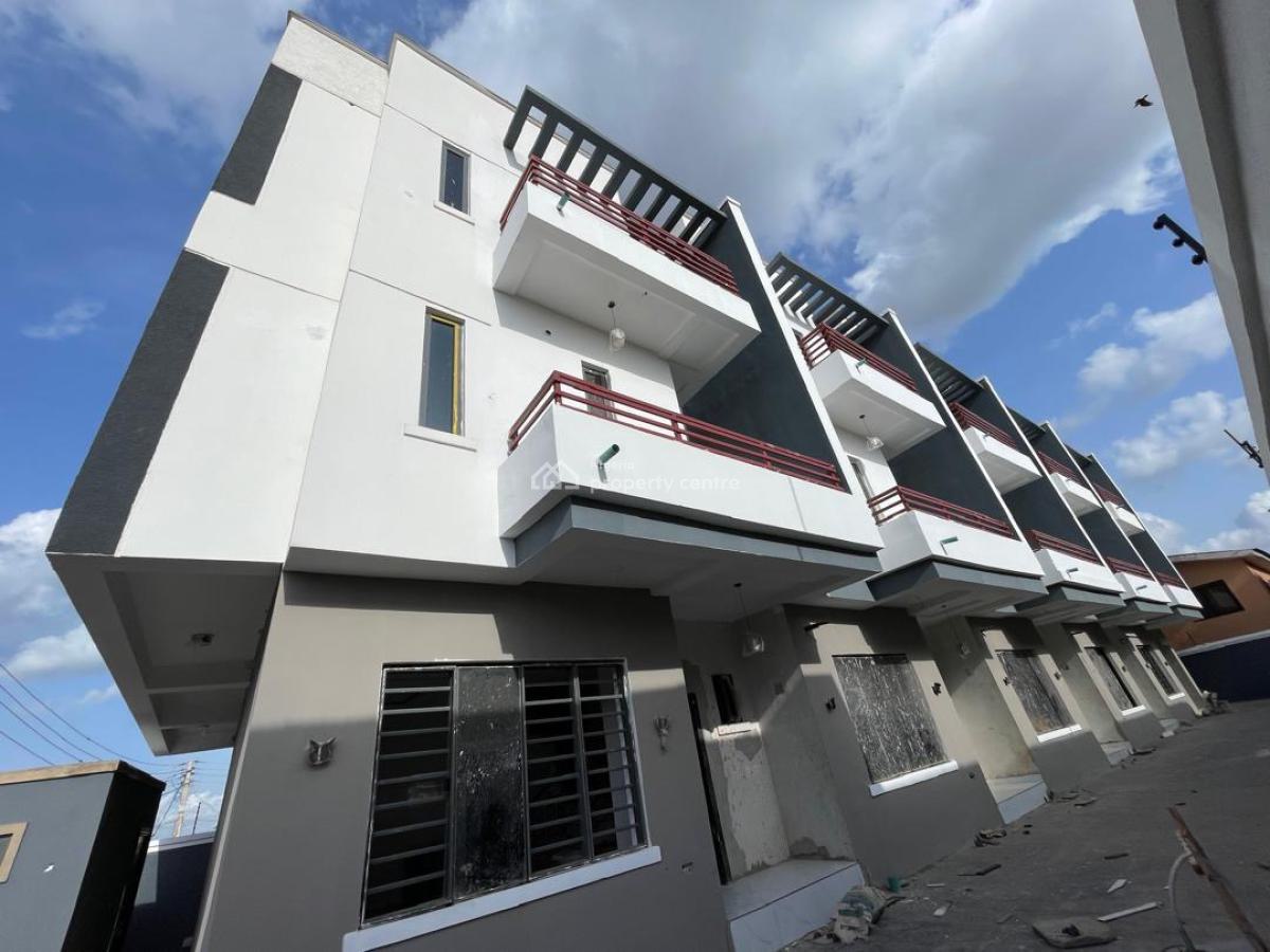 Exquisitely Built to Taste 4 Bedroom Terrace Duplex with Bq, Gated Estate, Magodo, Lagos, Terraced Duplex for Sale