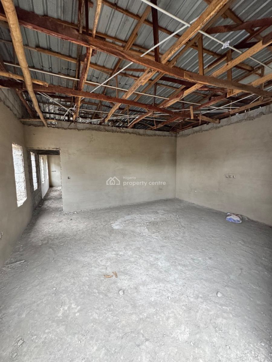 Advanced Carcass of 4 Bedrooms Duplex with Private Space, Gilmore Yard, Jahi, Abuja, Terraced Duplex for Sale