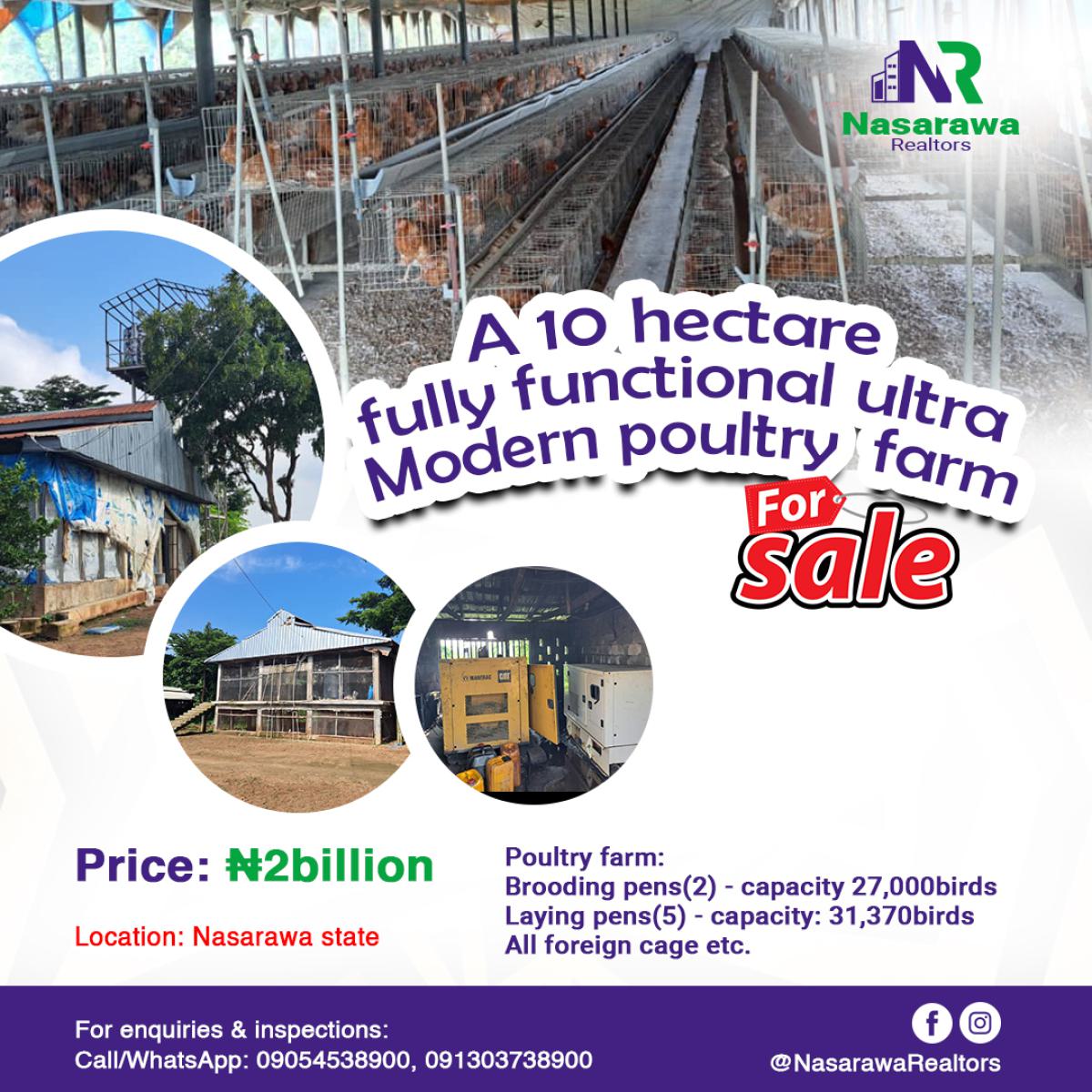 10,000hectares Farmland, Keffi Road, Karu, Nasarawa, Mixed-use Land for Sale
