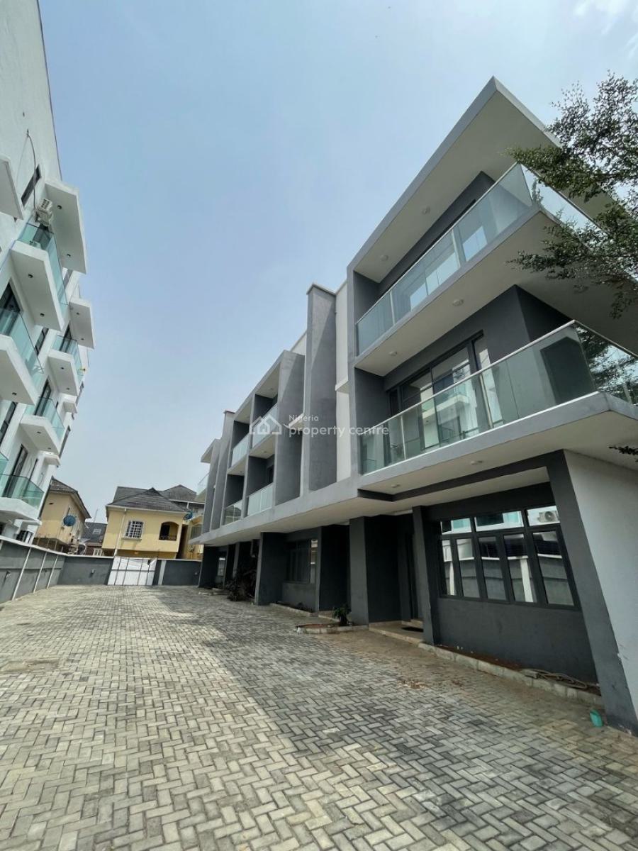 Lovely 4 Bedroom Terrace Duplex with Bq, Chevron, Lekki, Lagos, Terraced Duplex for Sale