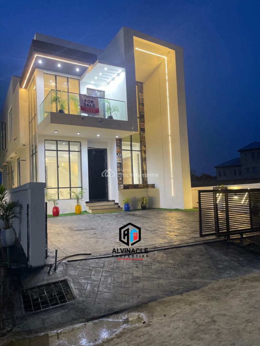 Newly Built 5 Bedrooms Duplex with Swimming Pool, Chevron, Lekki, Lagos, Detached Bungalow for Sale