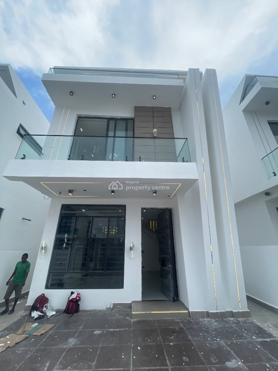 Brand New 4 Bedroom Detached Duplex with Bq, 2nd Toll Gate, Lekki, Lagos, Detached Duplex for Sale
