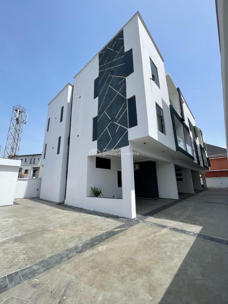 Self Service 4 Bedroom Terraced Duplex with Security Post and Generator, Ikate, Lekki, Lagos, Terraced Duplex for Sale