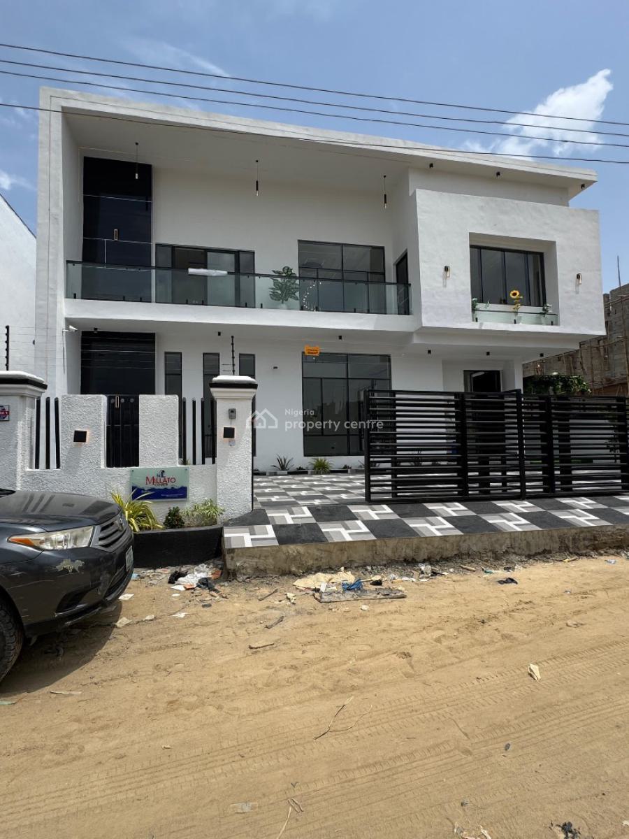 Contemporary 5 Bedrooms Detached Duplex with Bq & a Pool, Ajah, Lagos, Detached Duplex for Sale