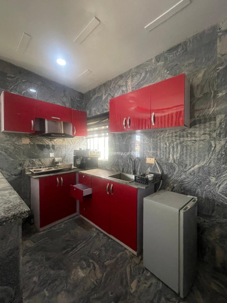 Fully Furnished 1 Bedroom Apartment with Open Plan Kitchen, Ajah, Lagos, Flat / Apartment for Rent