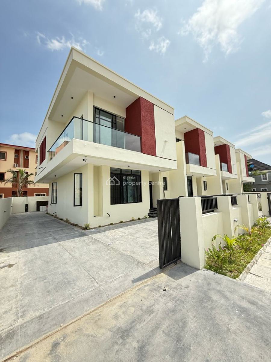 Luxurious 4 Bedroom Terraced Duplex (middle Unit), Sangotedo, Ajah, Sangotedo, Ajah, Lagos, Terraced Duplex for Rent